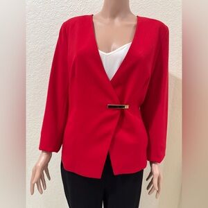 A cute red blazer from Calvin Klein!